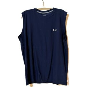 Under Armour | Men’s UA Velocity Muscle Tank, Navy Blue